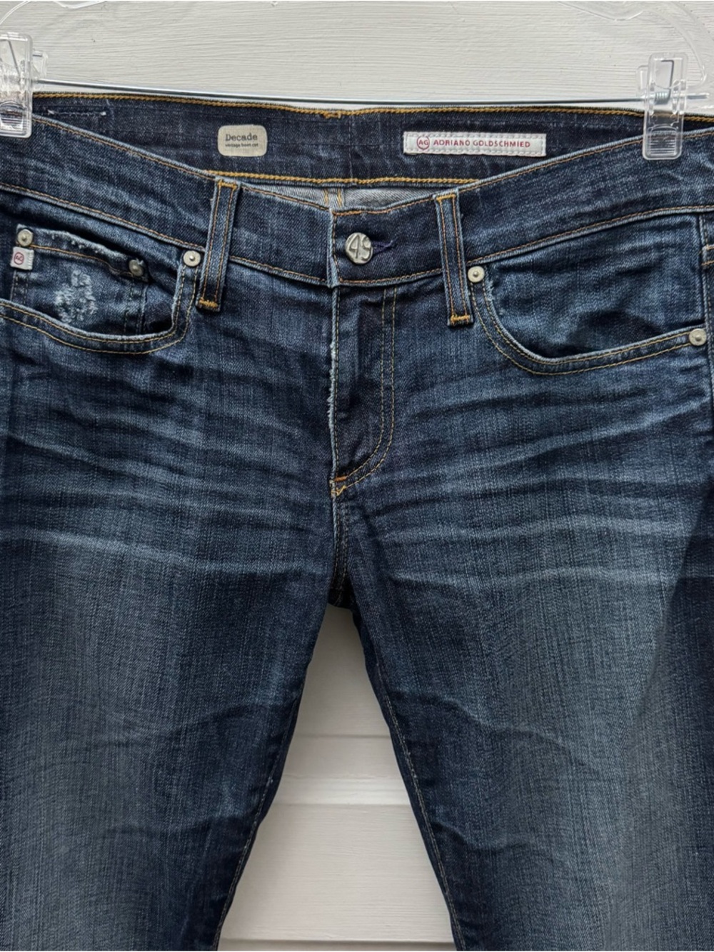 AG Adriano Goldschmied Decade Bootcut Jeans Dark Wash 30R - Picture 3 of 11